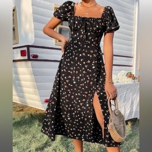 SHEIN floral midi dresses